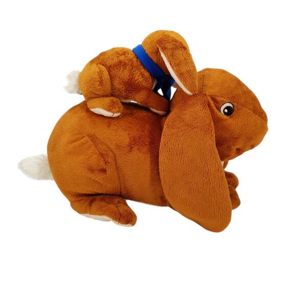 Kohls Cares Mom And Baby Rabbit Bunny Plush Guess How Much I Love You - Picture 4 of 10